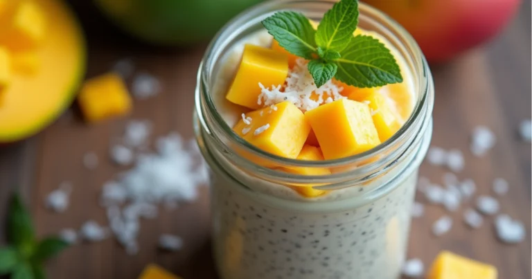 Mango Chia Seed Pudding