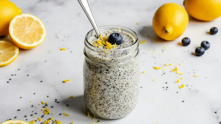Lemon Cream Chia Pudding Recipe