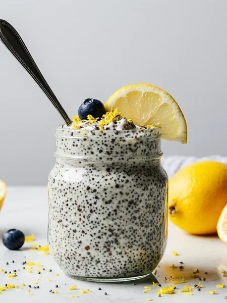Lemon Cream Chia Pudding Recipe