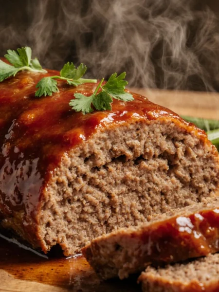 classic american meatloaf dinner