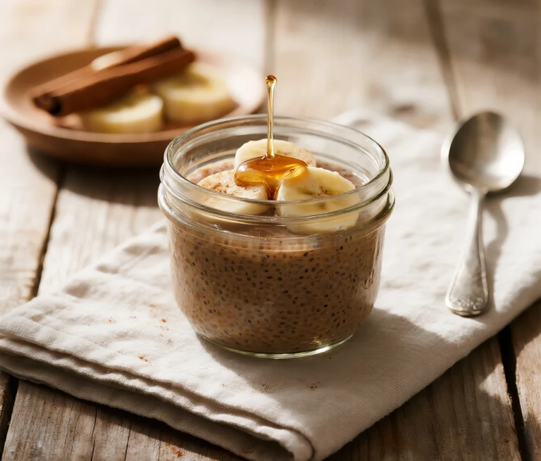Vanilla Chia Pudding with Cinnamon