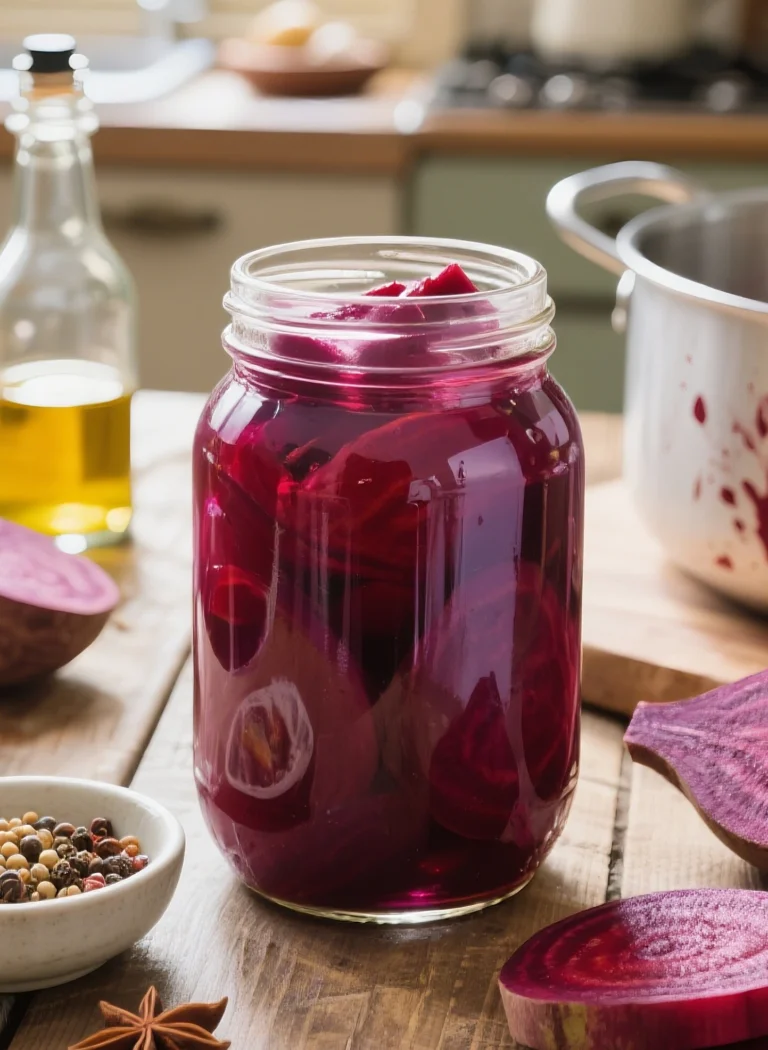 Homemade Pickled Beets: A Tangy and Sweet Delight