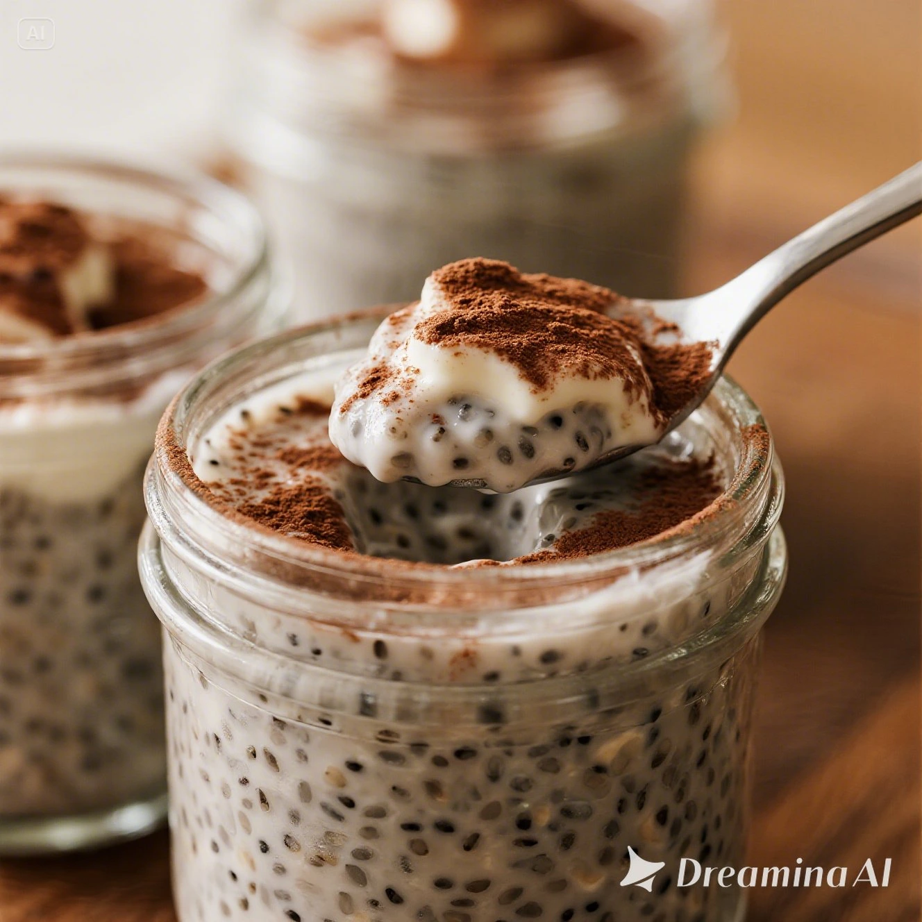 Tiramisu Chia Pudding
